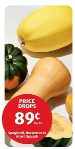 Aldi Spaghetti, Butternut or Acorn Squash offer