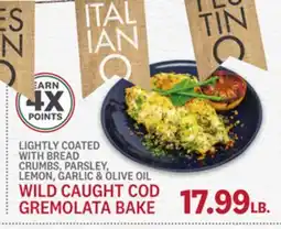 Kings Food Markets WILD CAUGHT COD GREMOLATA BAKE offer