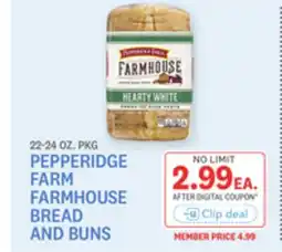 Kings Food Markets PEPPERIDGE FARM FARMHOUSE BREAD AND BUNS offer