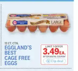 Kings Food Markets EGGLAND'S BEST CAGE FREE EGGS offer