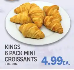 Kings Food Markets KINGS 6 PACK MINI CROISSANTS offer