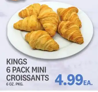 Kings Food Markets KINGS 6 PACK MINI CROISSANTS offer