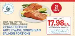 Kings Food Markets 2 PACK PREMIUM ARCTICWAVE NORWEGIAN SALMON PORTIONS offer