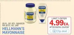 Kings Food Markets HELLMANN'S MAYONNAISE offer