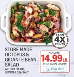 Kings Food Markets STORE MADE OCTOPUS & GIGANTE BEAN SALAD offer