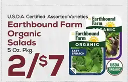DeCicco & Sons Earthbound Farm Organic Salads offer