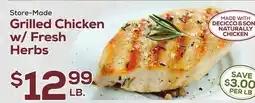 DeCicco & Sons Grilled Chicken w/Fresh Herbs offer