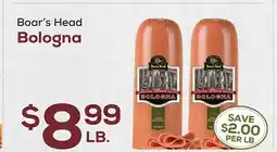 DeCicco & Sons Boar's Head Bologna offer