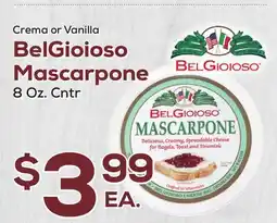 DeCicco & Sons BelGioioso Mascarpone offer