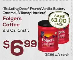 DeCicco & Sons Folgers Coffee offer