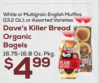 DeCicco & Sons Dave's Killer Bread Organic Bagels offer