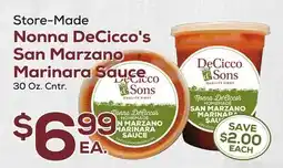 DeCicco & Sons Nonna DeCicco's San Marzano Marinara Sauce offer