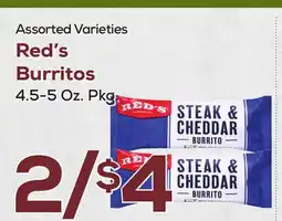 DeCicco & Sons Red's Burritos offer