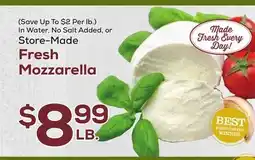 DeCicco & Sons Fresh Mozzarella offer