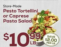 DeCicco & Sons Pesto Tortellini or Caprese Pasta Salad offer