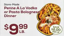 DeCicco & Sons Penne A La Vodka or Pasta Bolognese Dinner offer