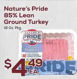 DeCicco & Sons Nature's Pride 85% Lean Ground Turkey offer
