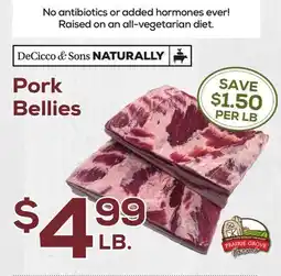 DeCicco & Sons DeCicco & Sons Naturally Pork Bellies offer