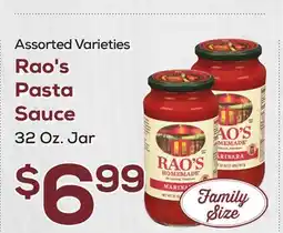 DeCicco & Sons Rao's Pasta Sauce offer