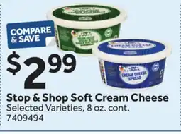 Stop&Shop Stop & Shop Soft Cream Cheese offer