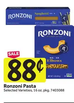 Stop&Shop Ronzoni Pasta offer