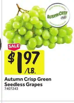 Stop&Shop Autumn Crisp Green Seedless Grapes offer