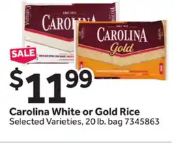 Stop&Shop Carolina White or Gold Rice offer
