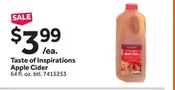 Stop&Shop Taste of Inspirations Apple Cider offer