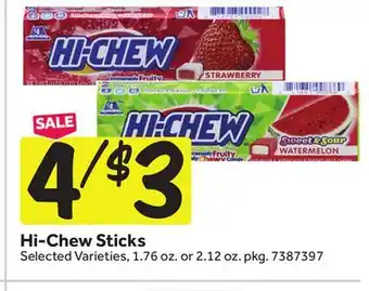 Stop&Shop Hi-Chew Sticks offer