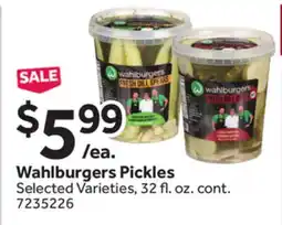 Stop&Shop Wahlburgers Pickles offer