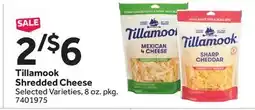 Stop&Shop Tillamook Shredded Cheese offer