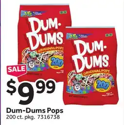 Stop&Shop Dum-Dums Pops offer