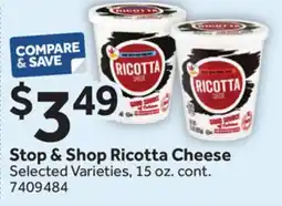 Stop&Shop Stop & Shop Ricotta Cheese offer