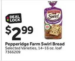 Stop&Shop Pepperidge Farm Swirl Bread offer