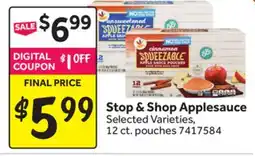 Stop&Shop Stop & Shop Applesauce offer