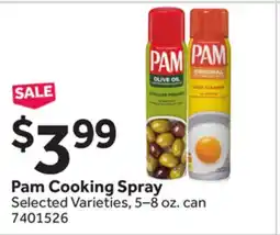 Stop&Shop Pam Cooking Spray offer
