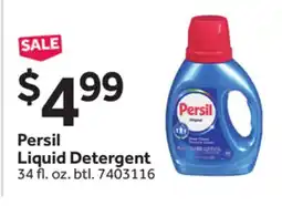 Stop&Shop Persil Liquid Detergent offer