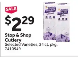Stop&Shop Stop & Shop Cutlery offer