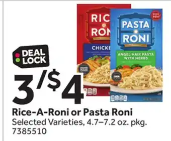 Stop&Shop Rice-A-Roni or Pasta Roni offer