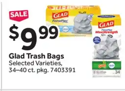 Stop&Shop Glad Trash Bags offer