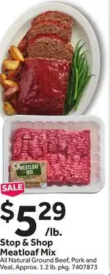 Stop&Shop Stop & Shop Meatloaf Mix offer