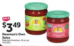 Stop&Shop Newman's Own Salsa offer