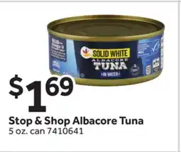 Stop&Shop Stop & Shop Albacore Tuna offer