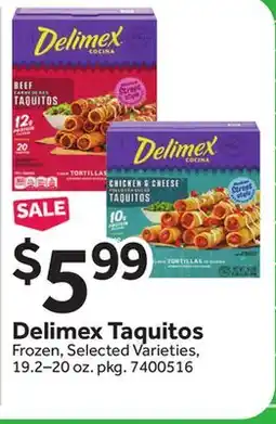 Stop&Shop Delimex Taquitos offer
