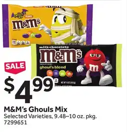 Stop&Shop M&M's Ghouls Mix offer