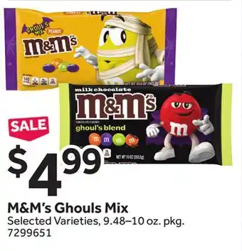 Stop&Shop M&M's Ghouls Mix offer
