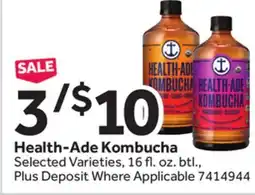 Stop&Shop Health-Ade Kombucha offer