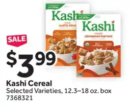 Stop&Shop Kashi Cereal offer