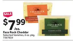 Stop&Shop Face Rock Cheddar offer