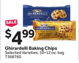 Stop&Shop Ghirardelli Baking Chips offer